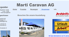Desktop Screenshot of marti-caravan.ch